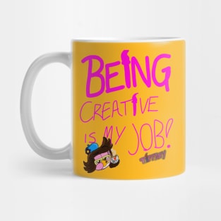 TIFFANY Adventures on Colorful Island Being Creative Is My Job Mug